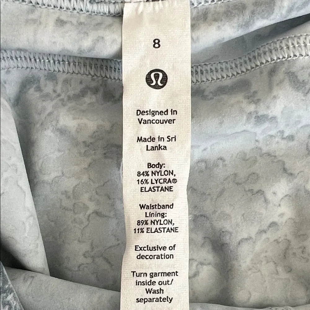 Like New!  Lululemon Wunder Train High Rise Crop 23
